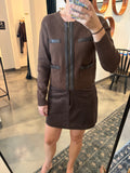 Brown Combo Sweater