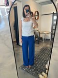 White Bow Shoulder Top