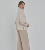 Oat Super Soft Turtleneck Sweater