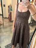 Leopard Brushed Suede Dress