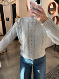 Silver Coated Sweater