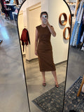 Chicory Suede Twist Dress