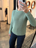 Sage Cotton Fisherman Sweater