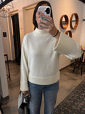 Ivory Mock Neck Sweater