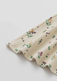 Waffle Dress Fall Floral