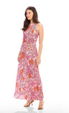Pink/Orange Maxi Dress