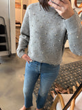 Grey Sparkle Sweater