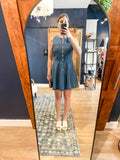 River Denim Button Down Dress
