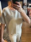 Grey Double Weave S/L Shirt