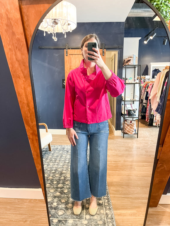 Fuschia Woven Jacket