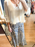 White Petal Edge Cardi