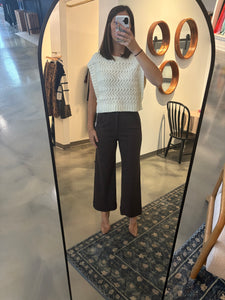 Brown Rylee Crop Pants
