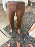 Brown Suede Pant