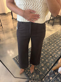 Brown Rylee Crop Pants