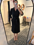 Black Convertible Trench Coat/Dress