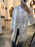 Stone Buffalo Plaid Long Cardi