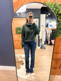Teal Turtleneck Sweater