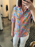 Periwinkle Print Button Down