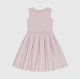 Pink Pleated Sweater Dress