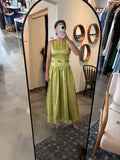 Green Fit Flare Maxi