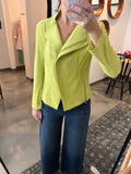 Lime Soft Suede Jacket