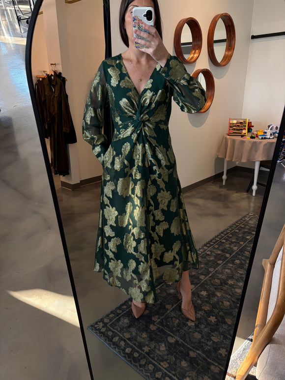 Green & Gold Dress