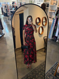 Mesh Rose Print Dress