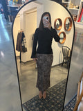 Leopard Slip Skirt