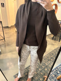 Brown Murphy Scarf Sweater