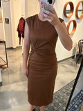 Chicory Suede Twist Dress