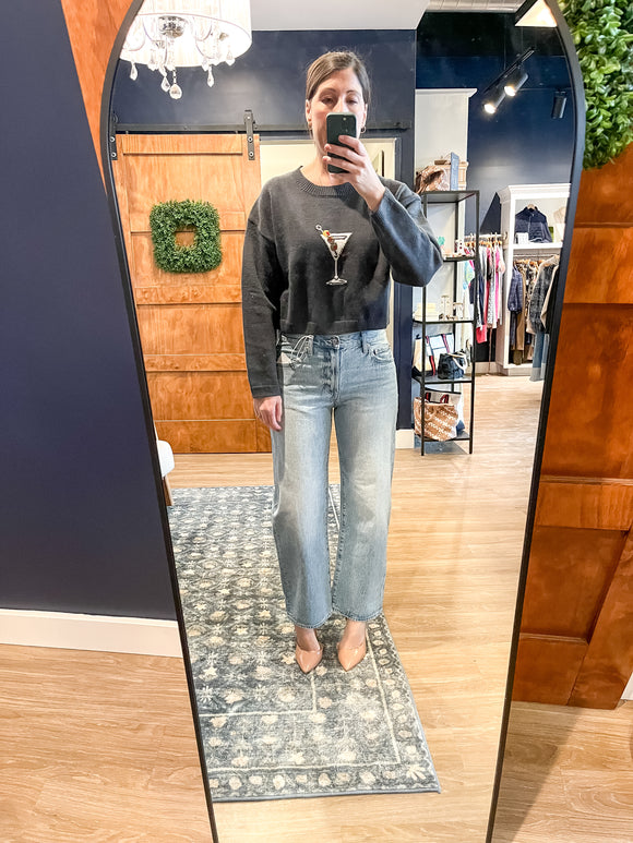 Charcoal Dirty Martini Sweater