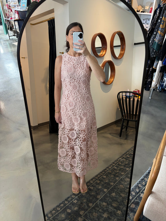 mesh applique dress Long Spaghetti Strap Formal Mesh Prom Dress