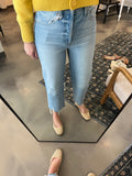 Hi Rise Straight Leg Crop Leisure