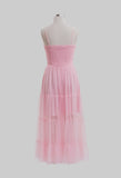 Pink Tulle Bodice Dress