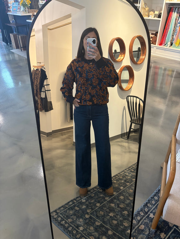 Autumnal Print Sweater