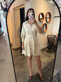 Ivory Button Down Dress