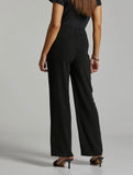 Black Pleated Trouser