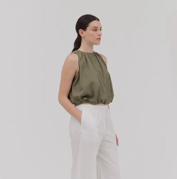 Sage Bubble Top