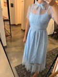 Blue Pearl Mesh Dress