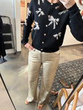Black Bow Cardi