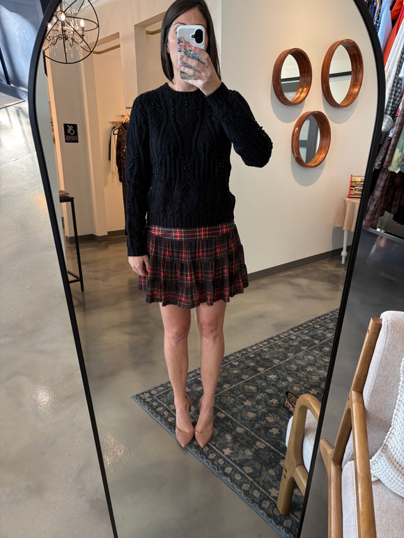 Black Embellished Sweater