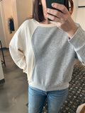 Grey/Ivory Sweatshirt