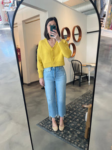 Hi Rise Straight Leg Crop Leisure
