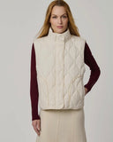 Ivory Quilted Vest