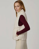 Ivory Quilted Vest
