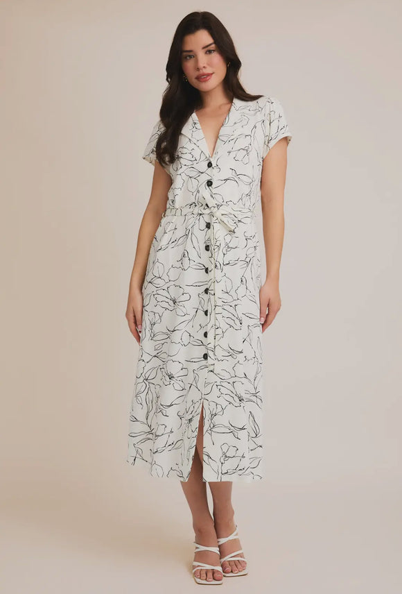 Black & White Shirt Dress