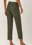 Dark Olive Cropped Pant