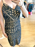 Black Lace Slip Dress