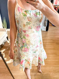 Floral Eyelet Mini Dress