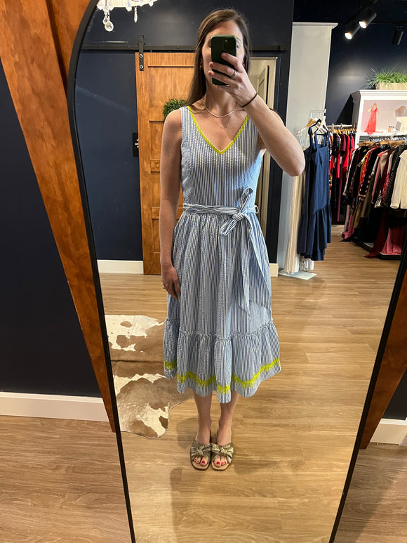 Seercuker Midi w/ Neon Trim
